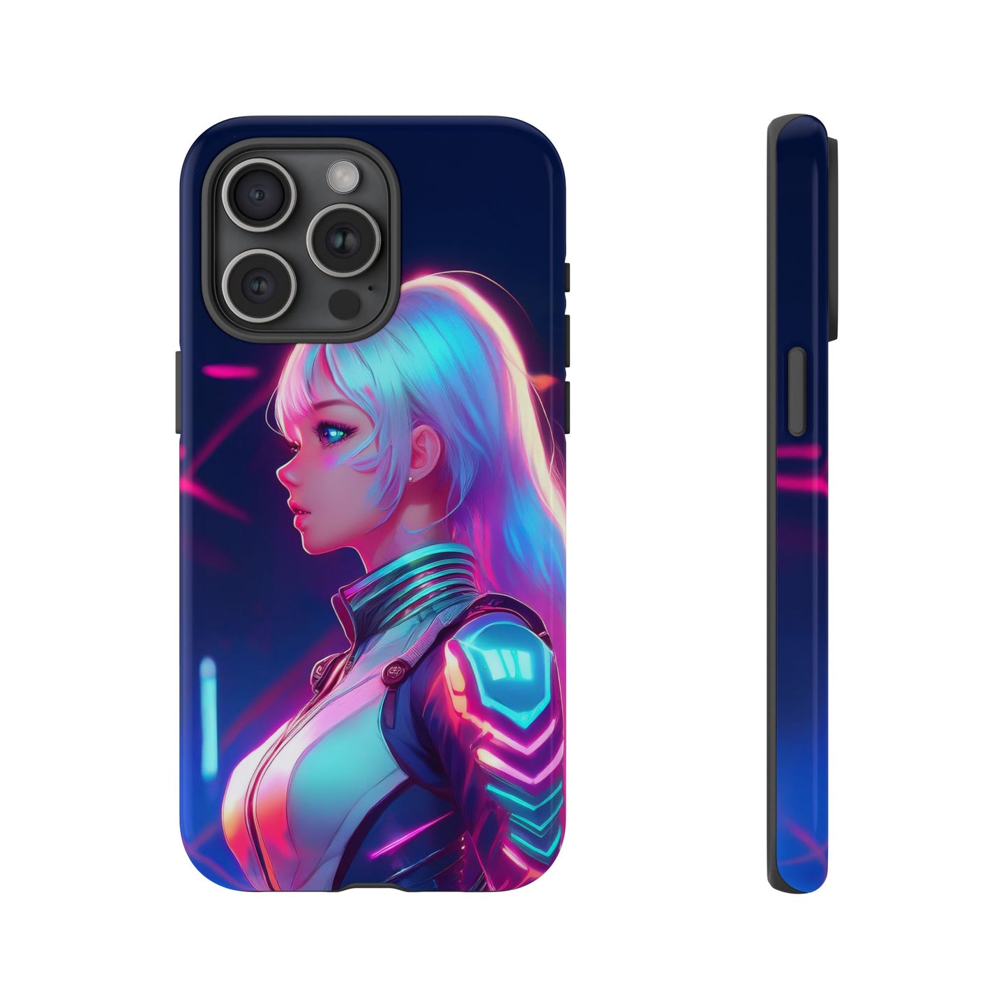 Futuristic Cyberpunk Female Cell Phone Case 009