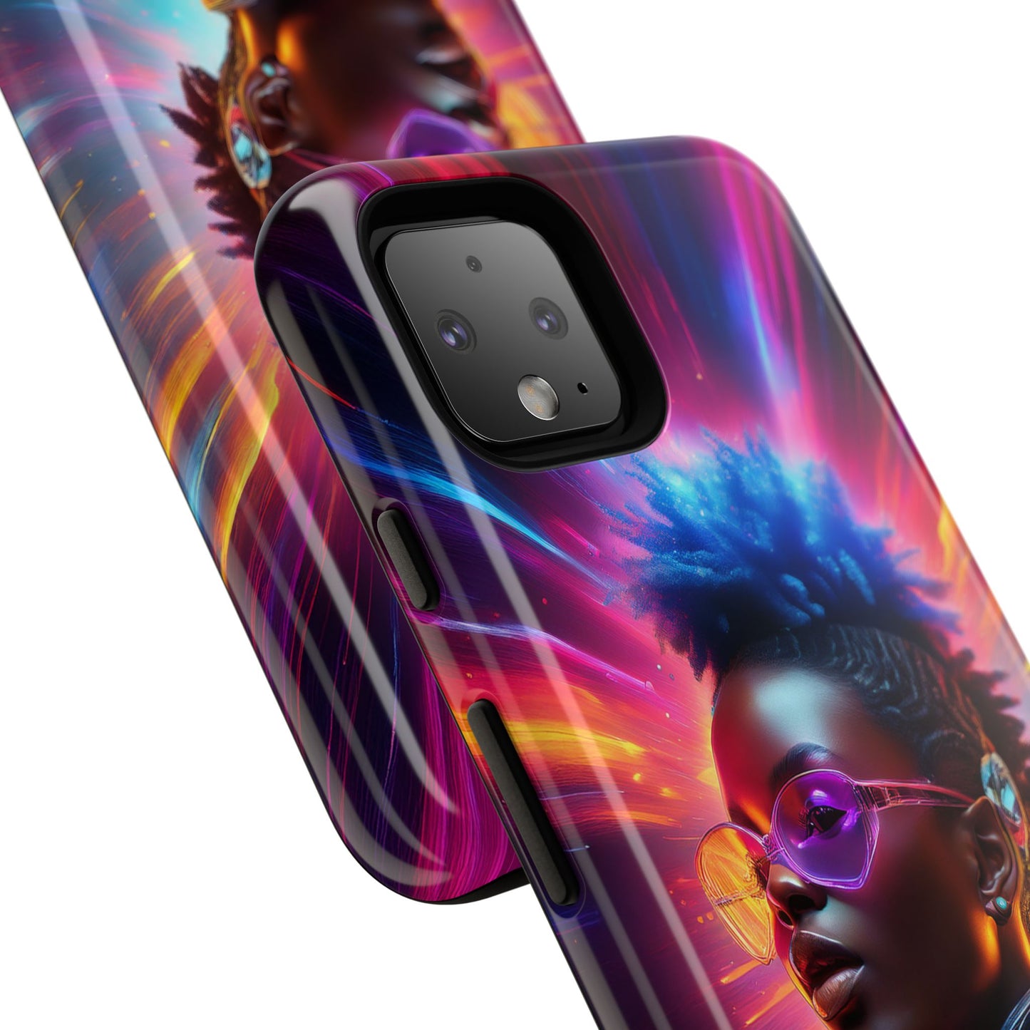 Futuristic Cyberpunk Female Cell Phone Case 026