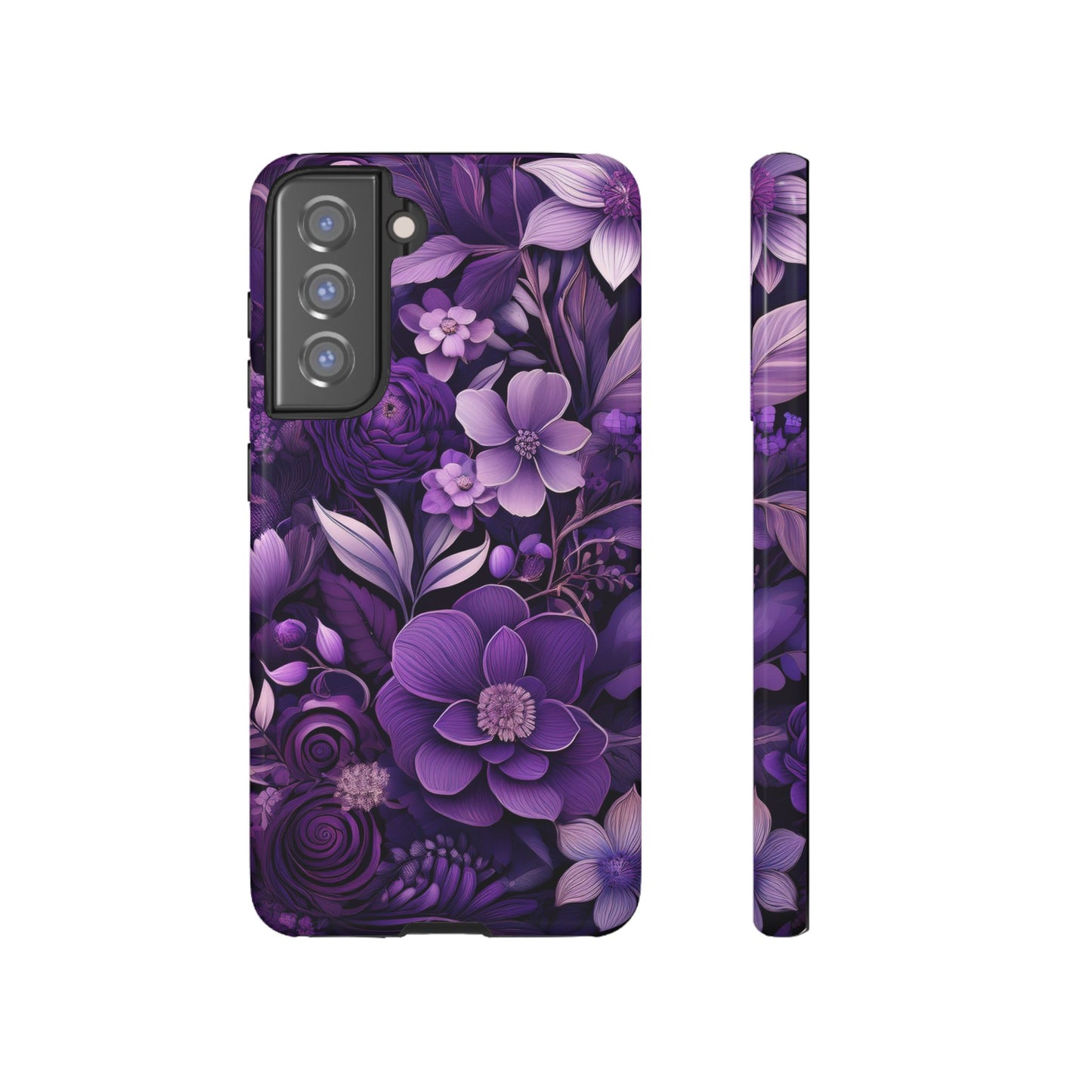 Purple Florals Tough Cases