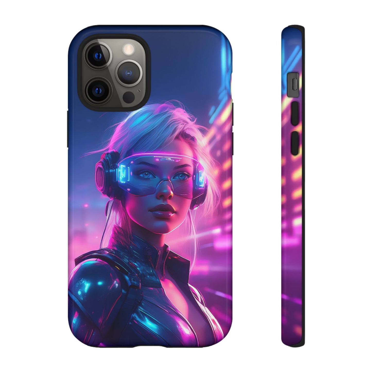 Futuristic Cyberpunk Female Cell Phone Case 029