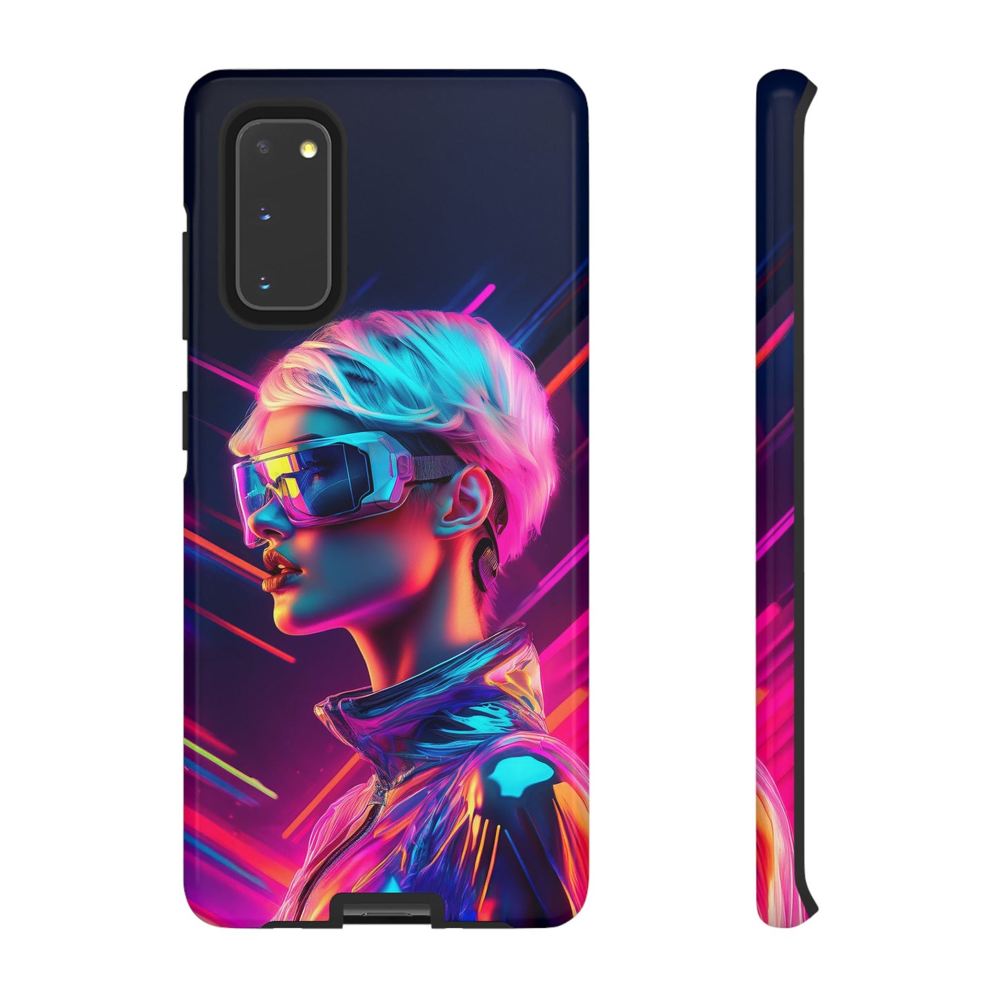 Futuristic Cyberpunk Female Cell Phone Case 031