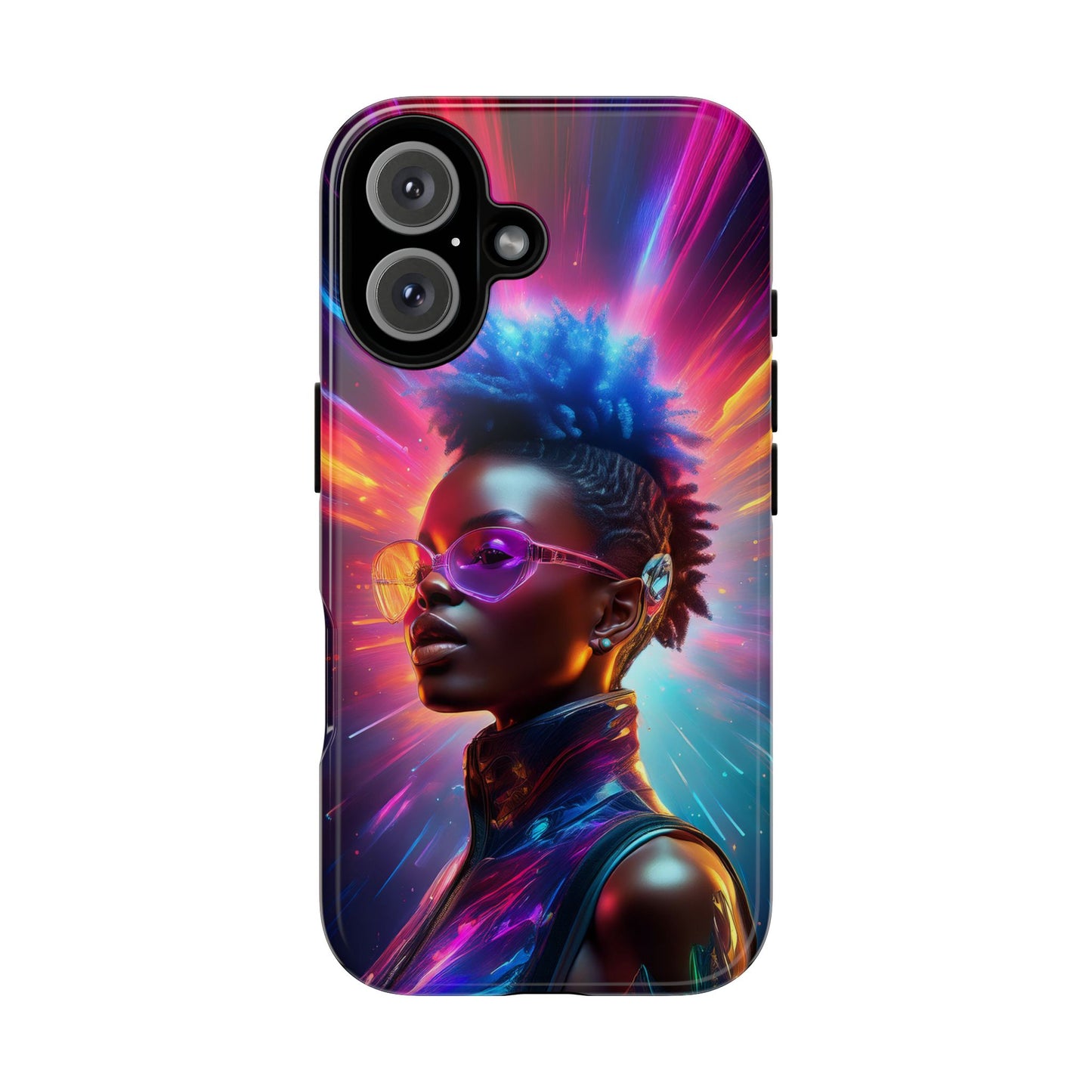 Futuristic Cyberpunk Female Cell Phone Case 026