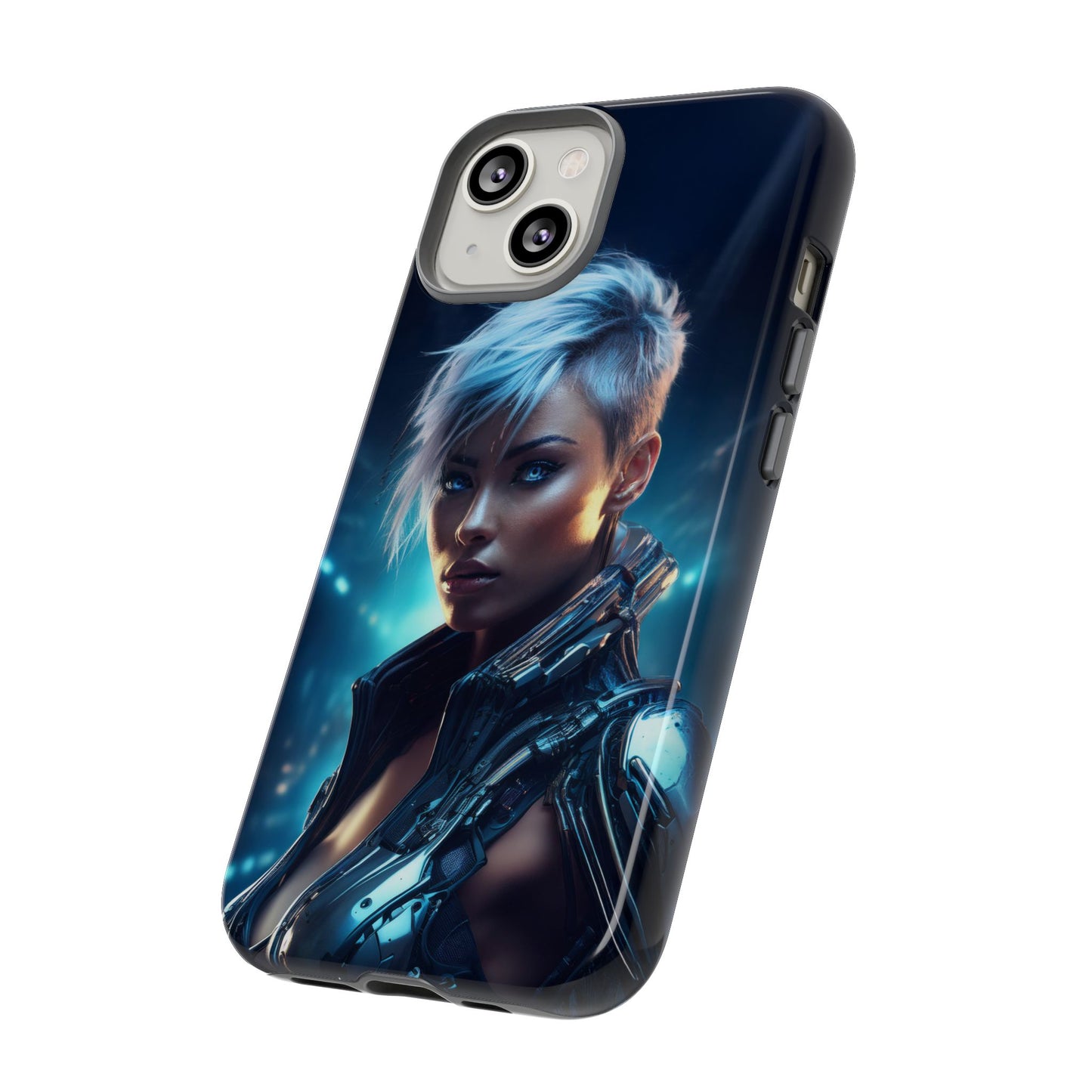 Futuristic Cyberpunk Female Cell Phone Case 027