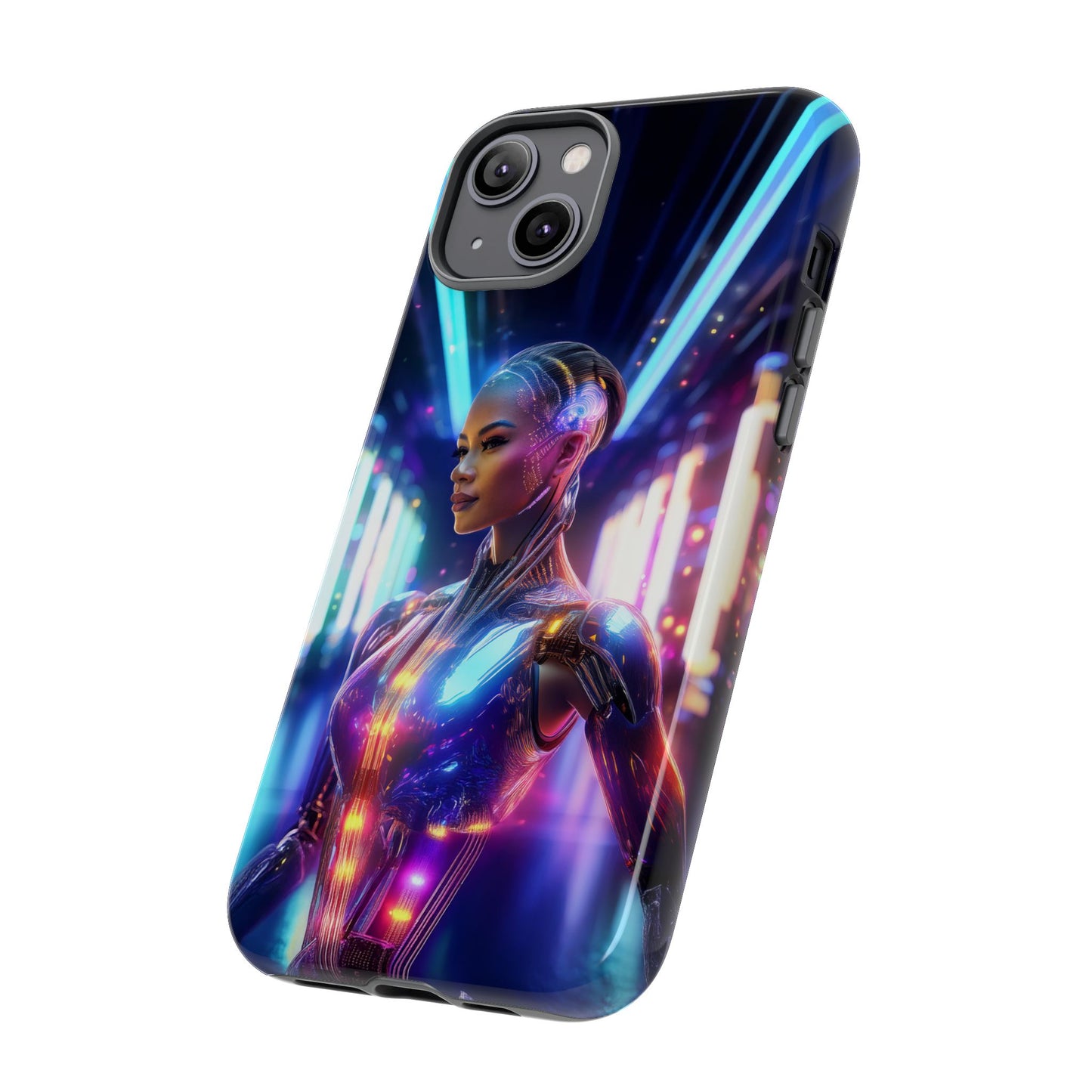 Futuristic Human Android Hybrid Cell Phone Case 010