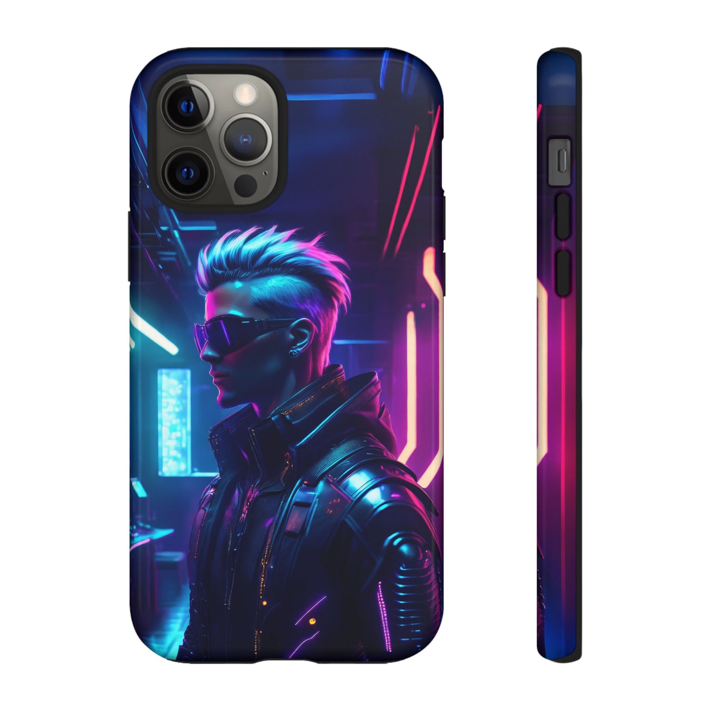 Futuristic Cyberpunk Male Cell Phone Case 002