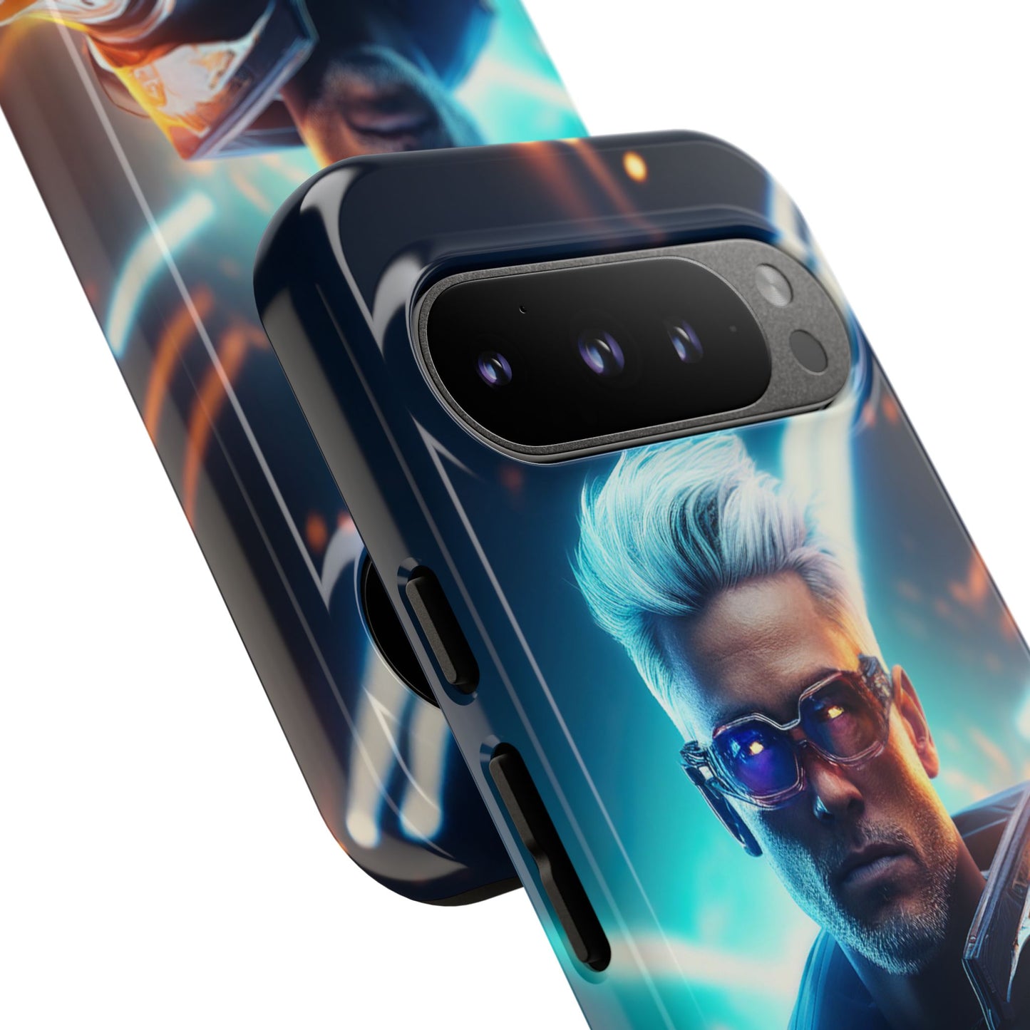 Futuristic Cyberpunk Male Cell Phone Case 013