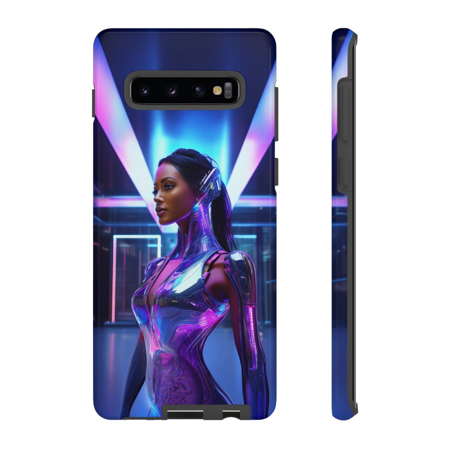 Futuristic Human Android Hybrid Cell Phone Case 017