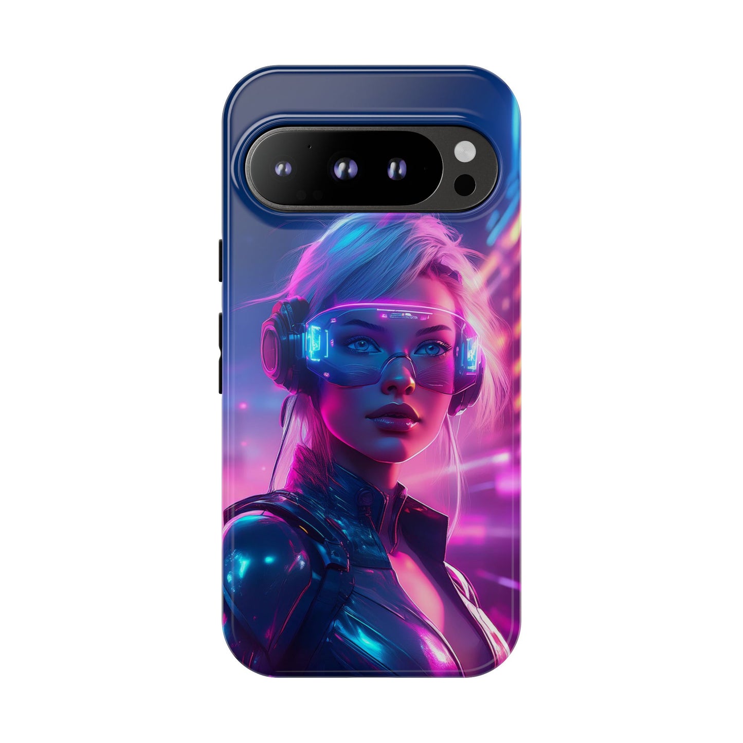 Futuristic Cyberpunk Female Cell Phone Case 029