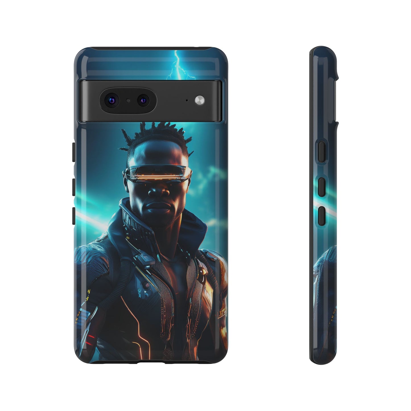 Futuristic Cyberpunk Male Cell Phone Case 014