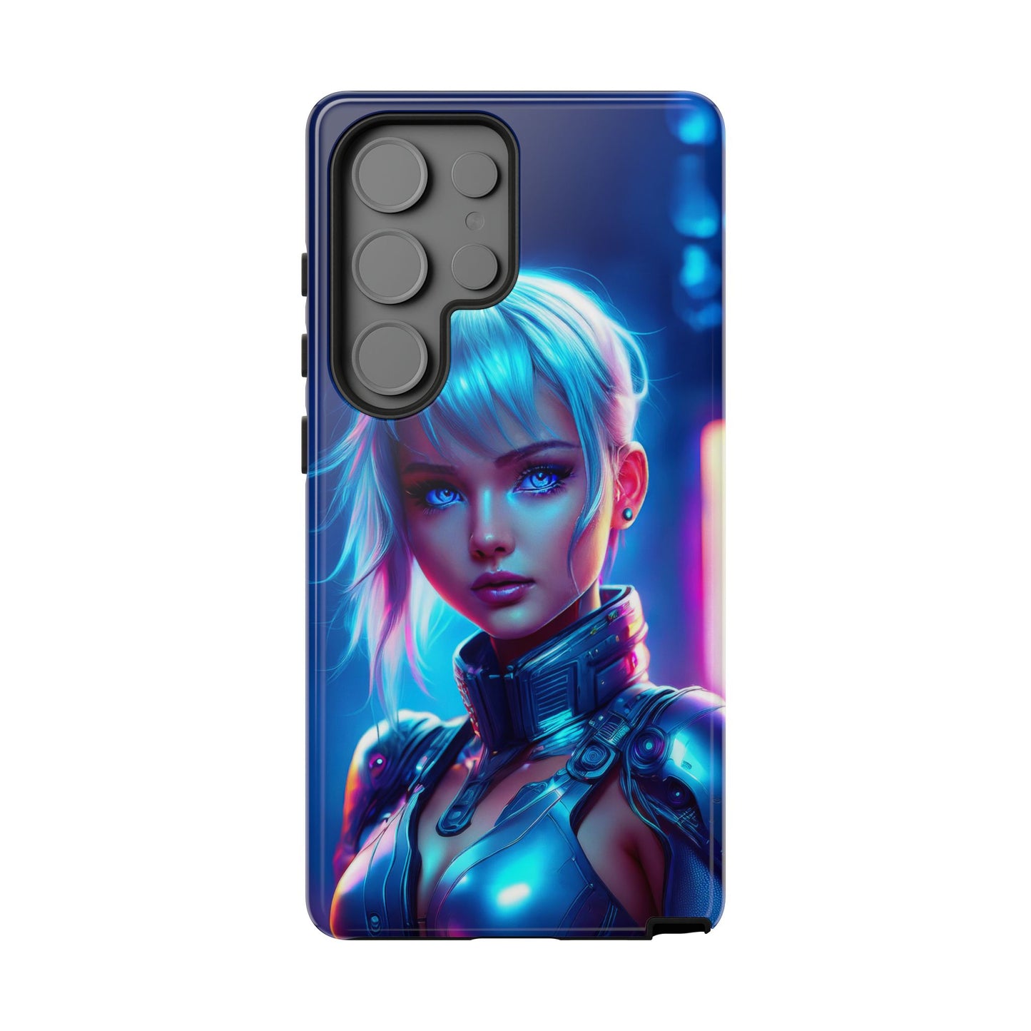 Futuristic Cyberpunk Female Cell Phone Case 013