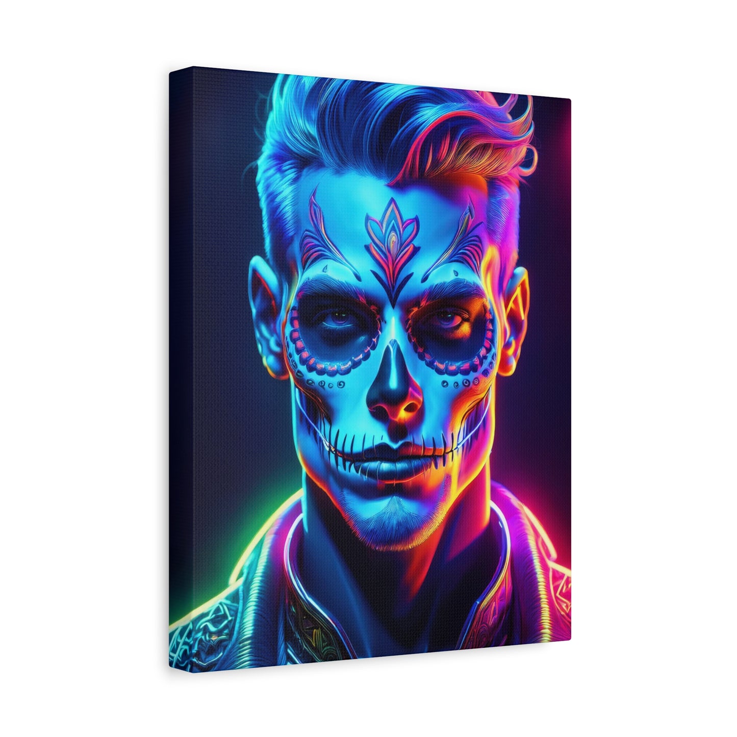 Dia de los Muertos Canvas Art | Day of the Dead - Stretched Matte Wall Decor 008