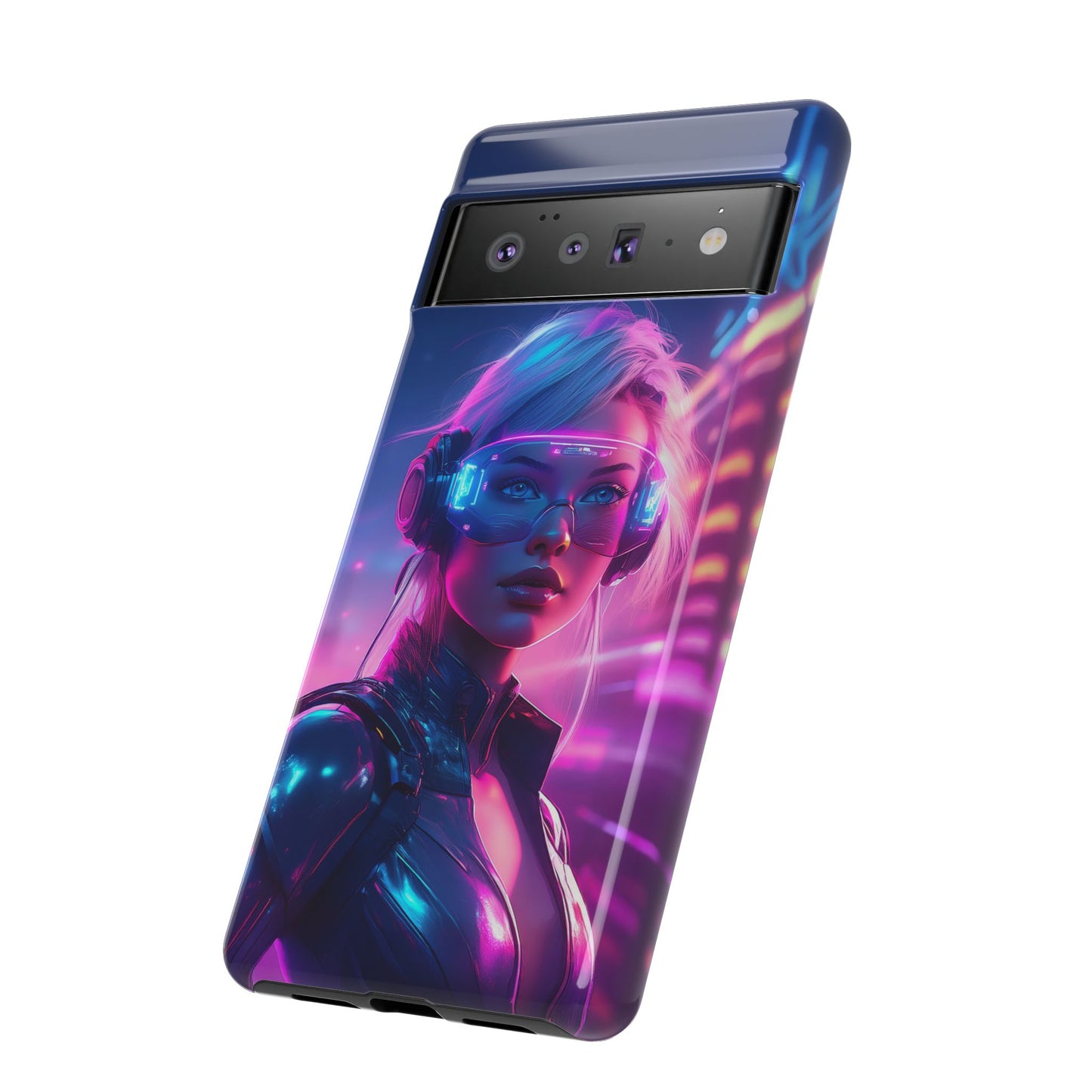 Futuristic Cyberpunk Female Cell Phone Case 029