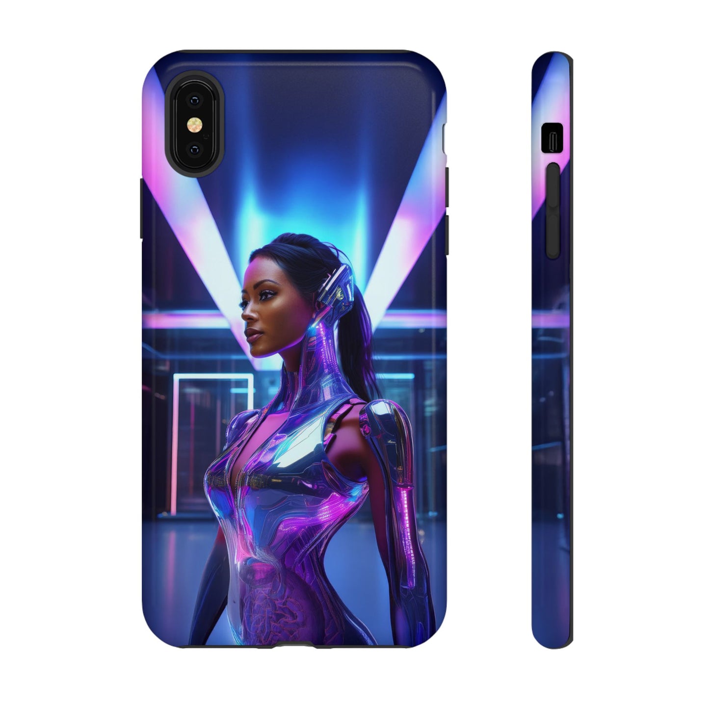 Futuristic Human Android Hybrid Cell Phone Case 017