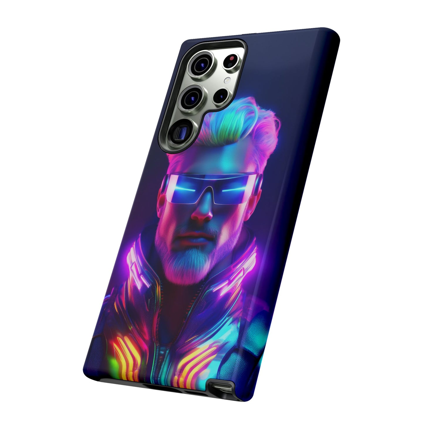 Futuristic Cyberpunk Male Cell Phone Case 026