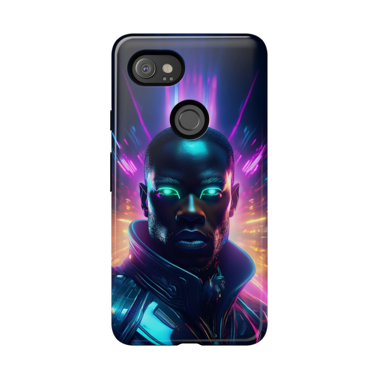 Futuristic Cyberpunk Male Cell Phone Case 022