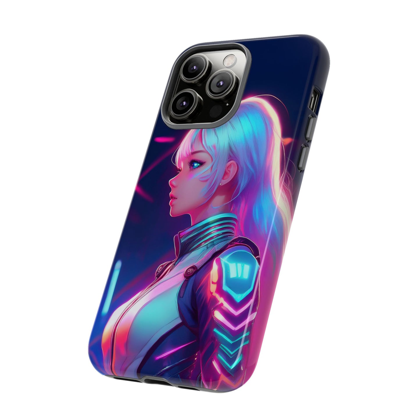 Futuristic Cyberpunk Female Cell Phone Case 009