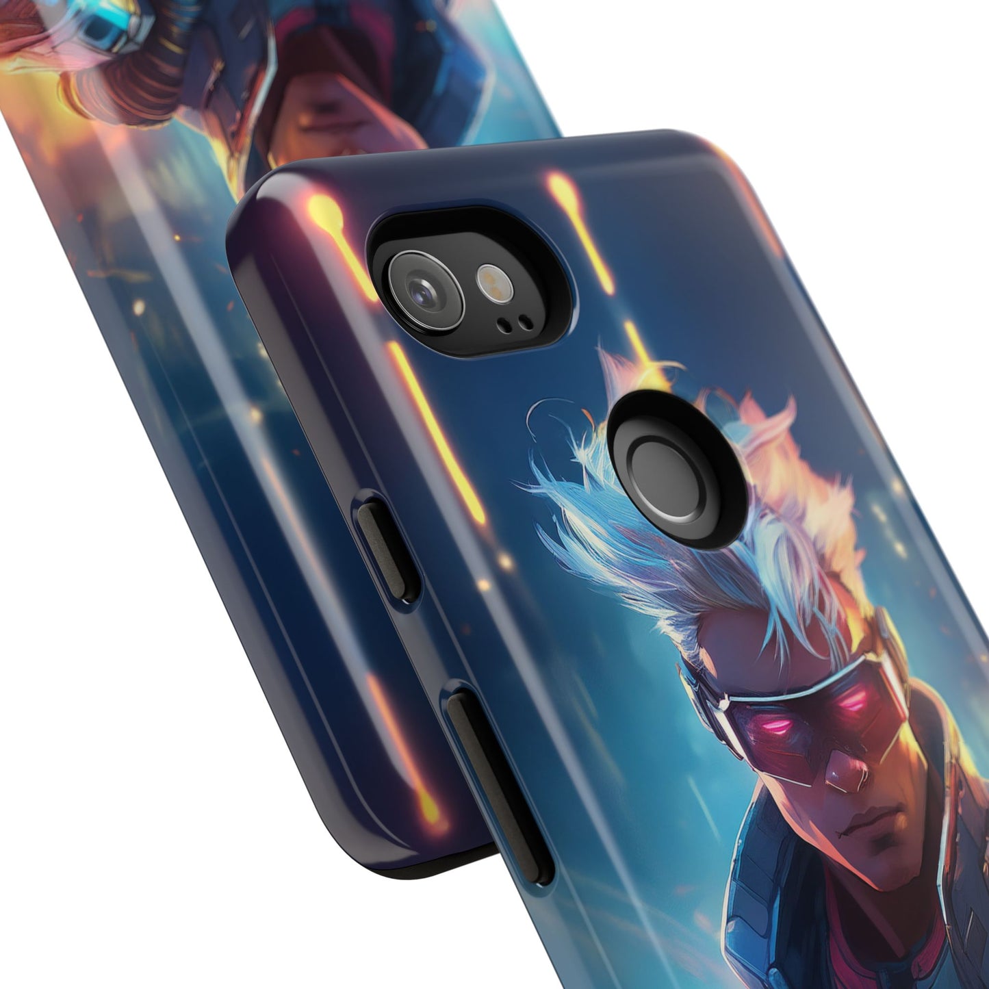 Futuristic Cyberpunk Male Cell Phone Case 018