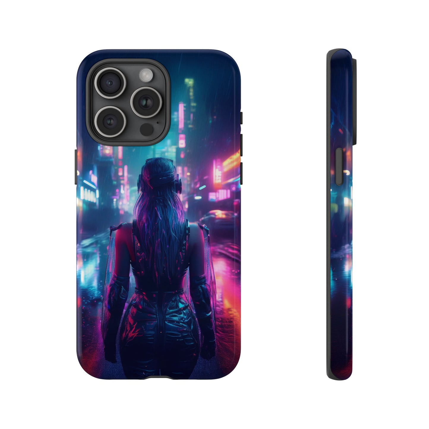 Futuristic Cyberpunk Female Cell Phone Case 032