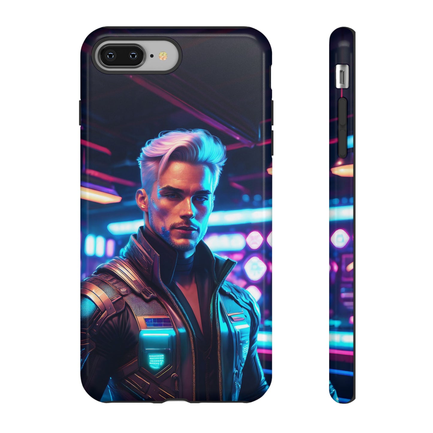 Futuristic Cyberpunk Male Cell Phone Case 008