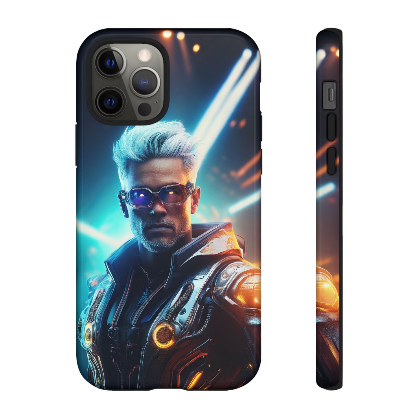 Futuristic Cyberpunk Male Cell Phone Case 013