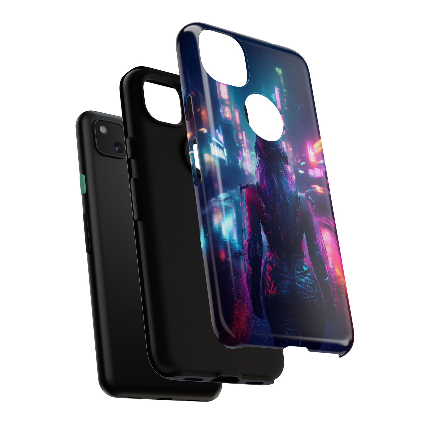 Futuristic Cyberpunk Female Cell Phone Case 032