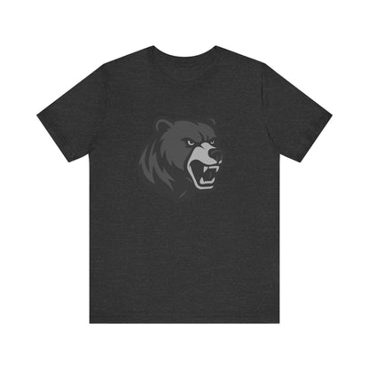 Ferocious Bear Head Graphic Tee Dark Theme – Bold Vector Design for Strong Personalities