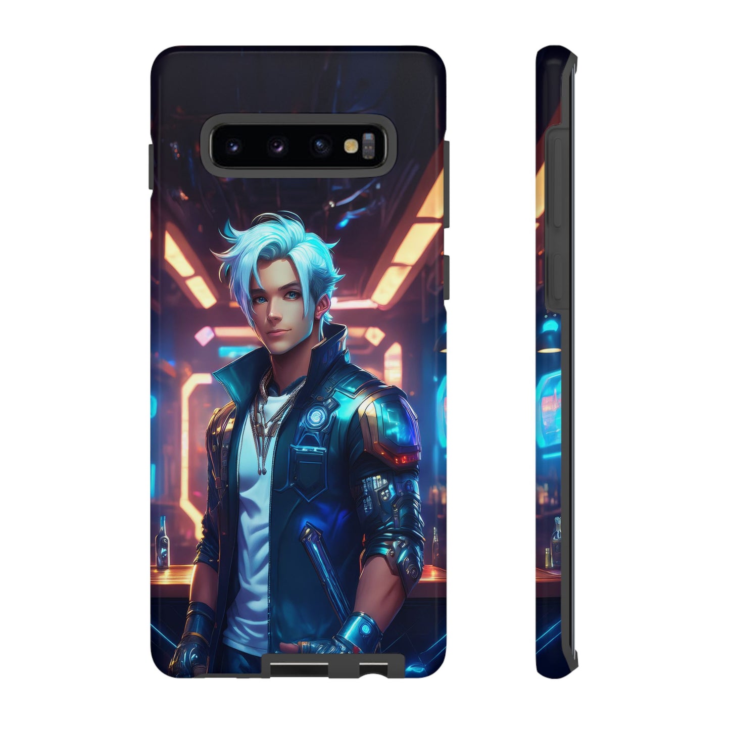 Futuristic Cyberpunk Male Cell Phone Case 009