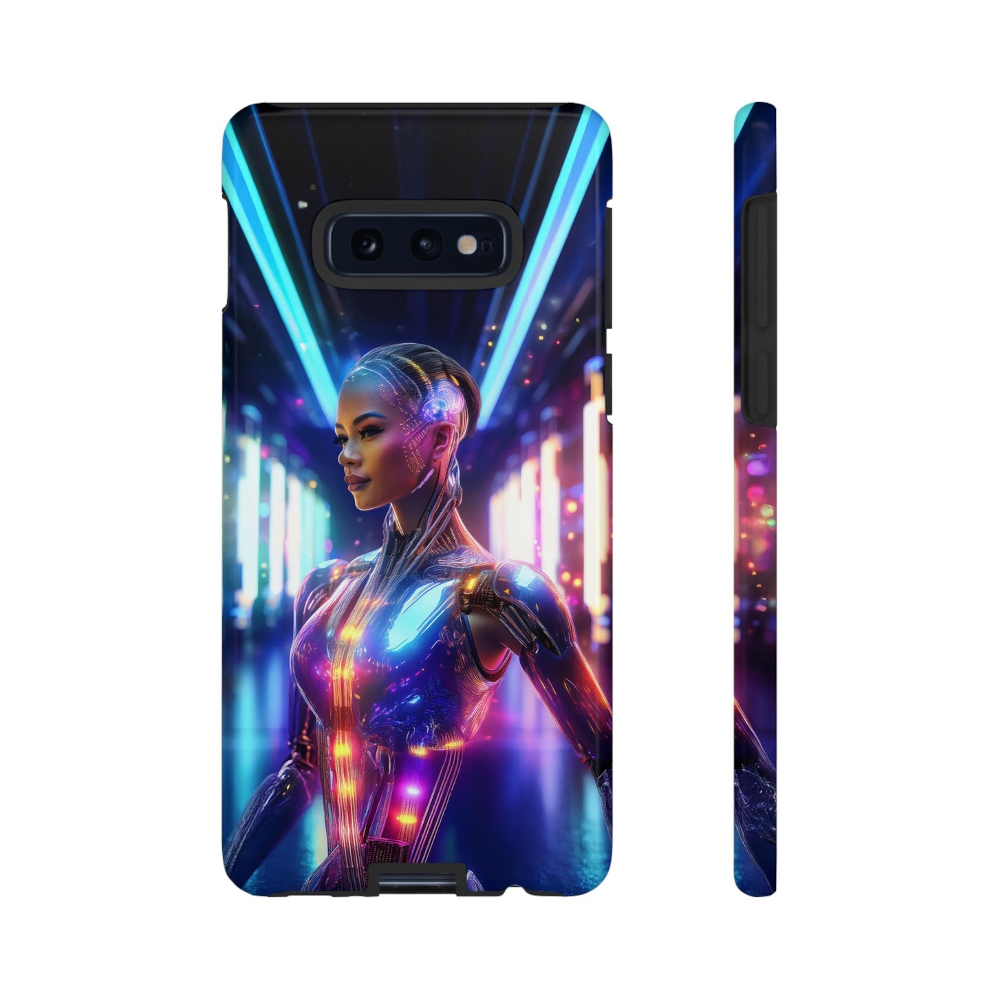 Futuristic Human Android Hybrid Cell Phone Case 010