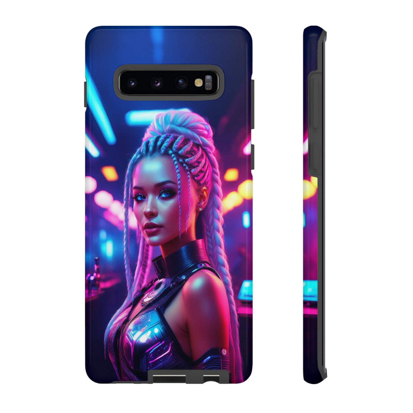 Futuristic Cyberpunk Female Cell Phone Case 007