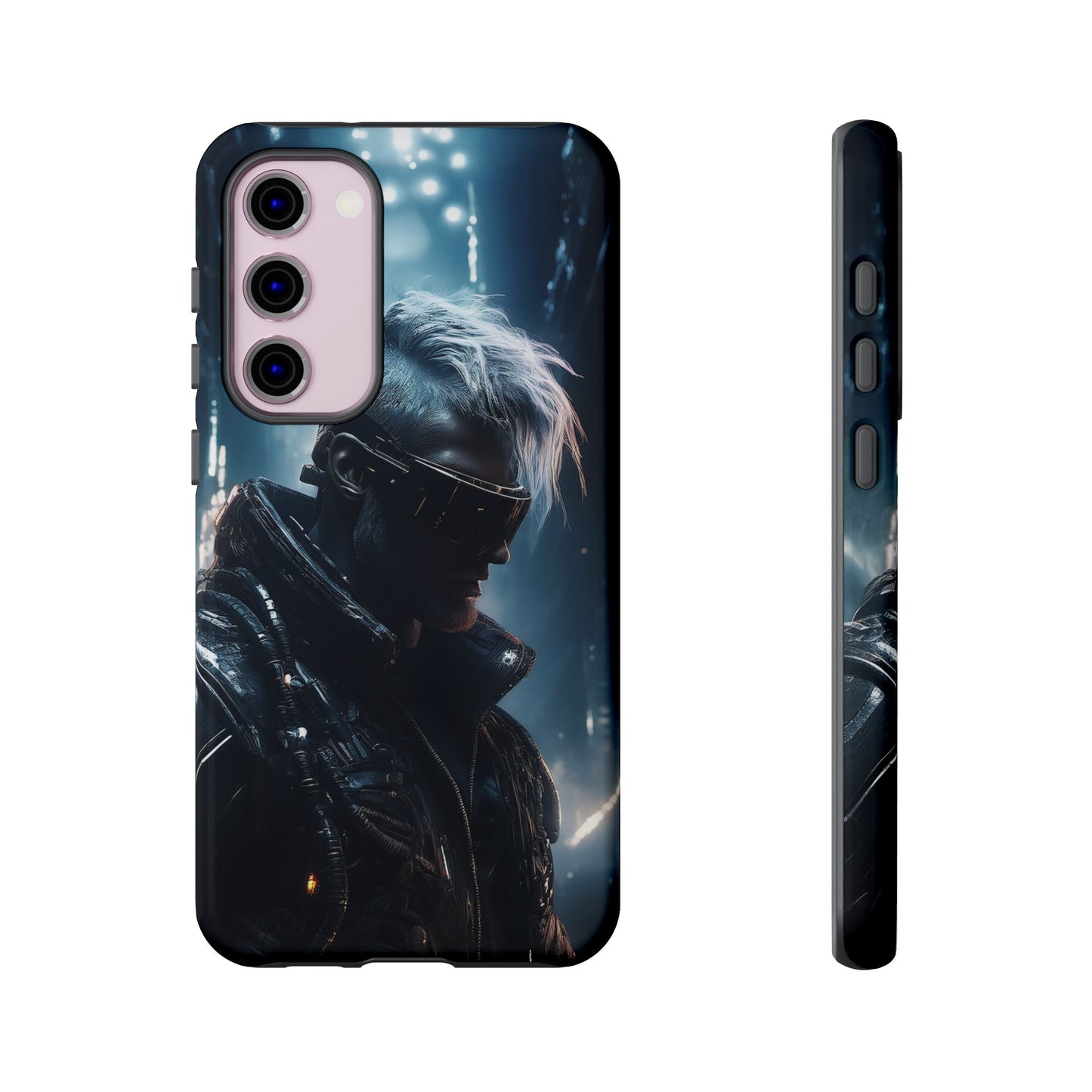 Futuristic Cyberpunk Male Cell Phone Case 025