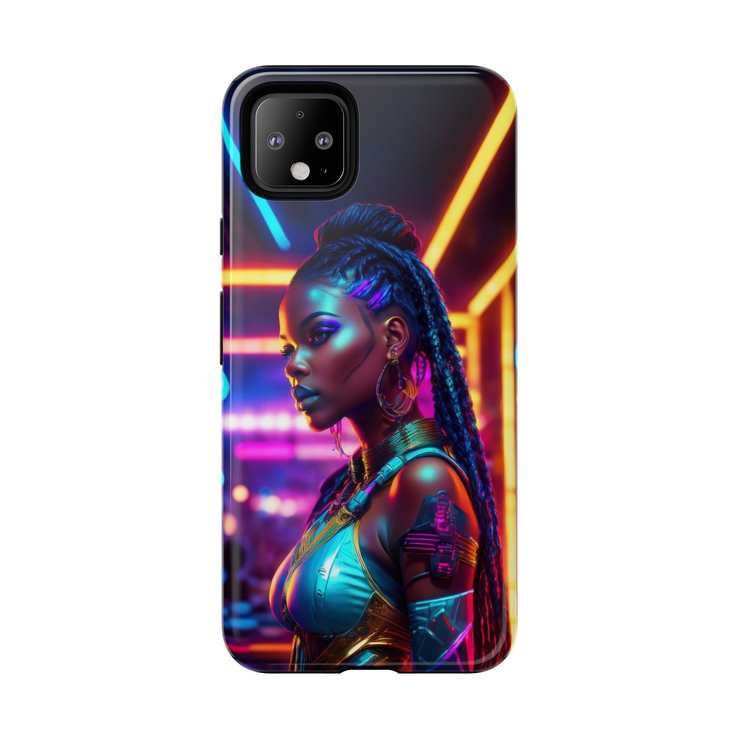 Futuristic Cyberpunk Female Cell Phone Case 006