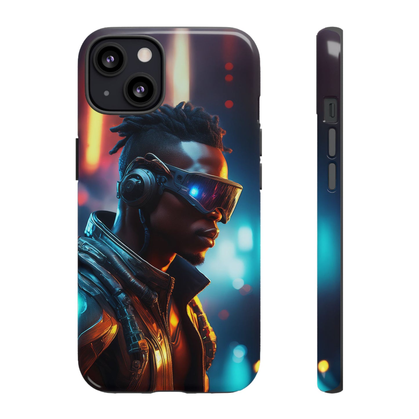 Futuristic Cyberpunk Male Cell Phone Case 016