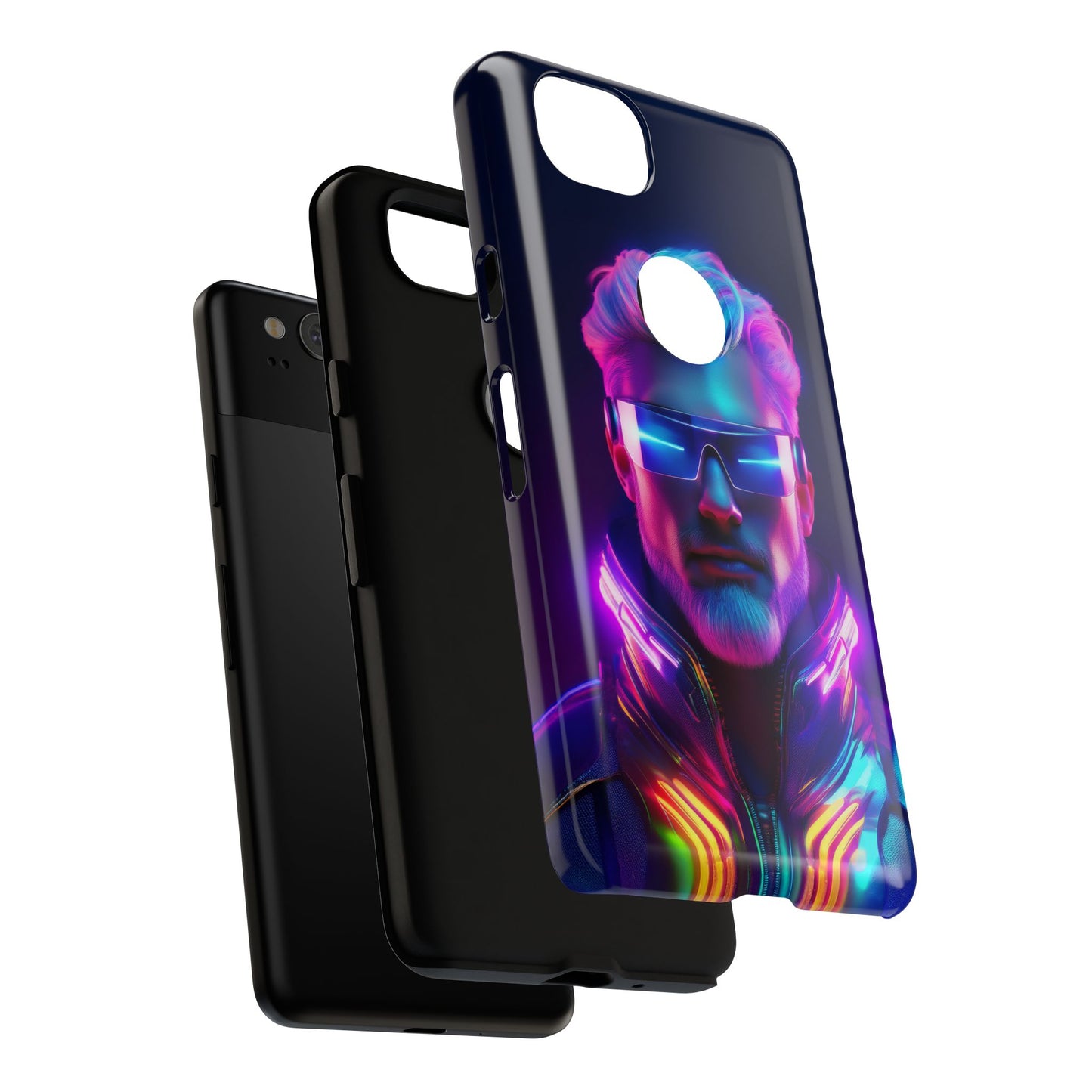 Futuristic Cyberpunk Male Cell Phone Case 026