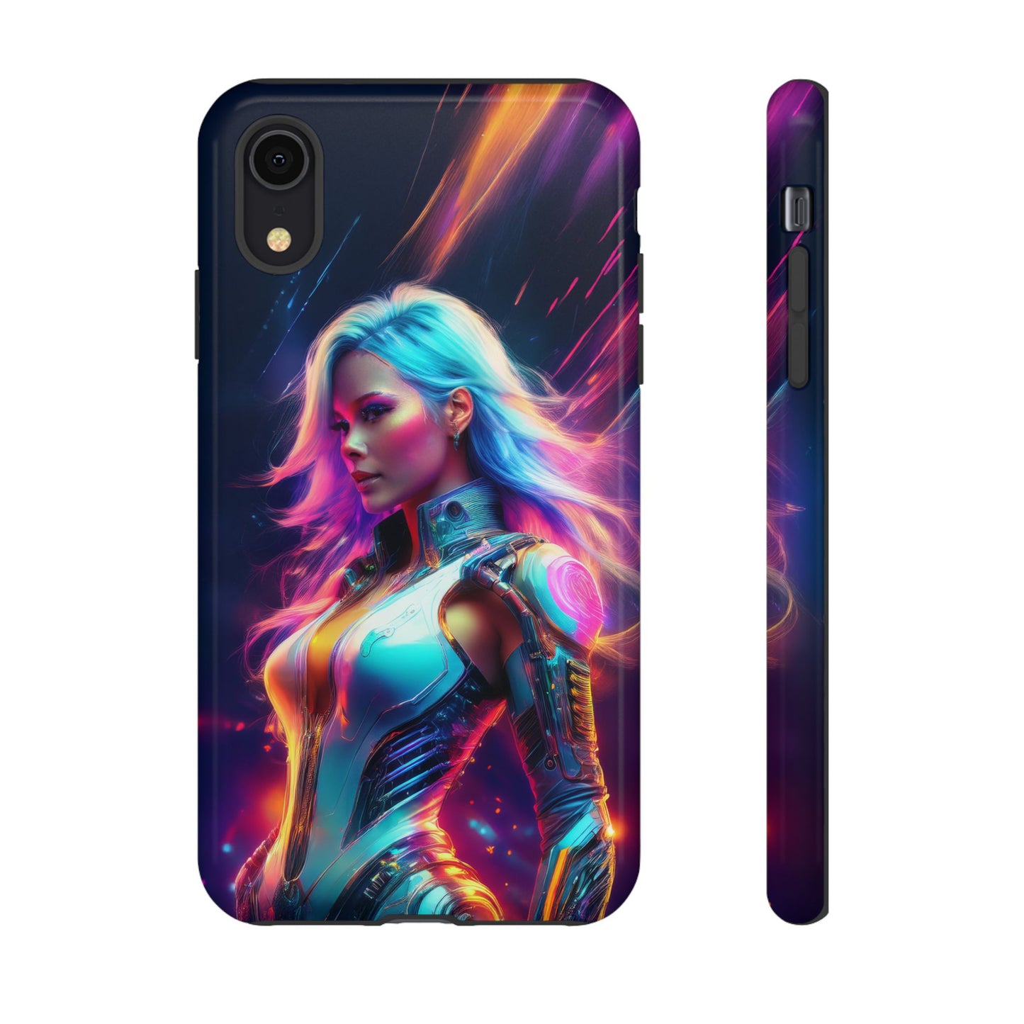 Futuristic Cyberpunk Female Cell Phone Case 012