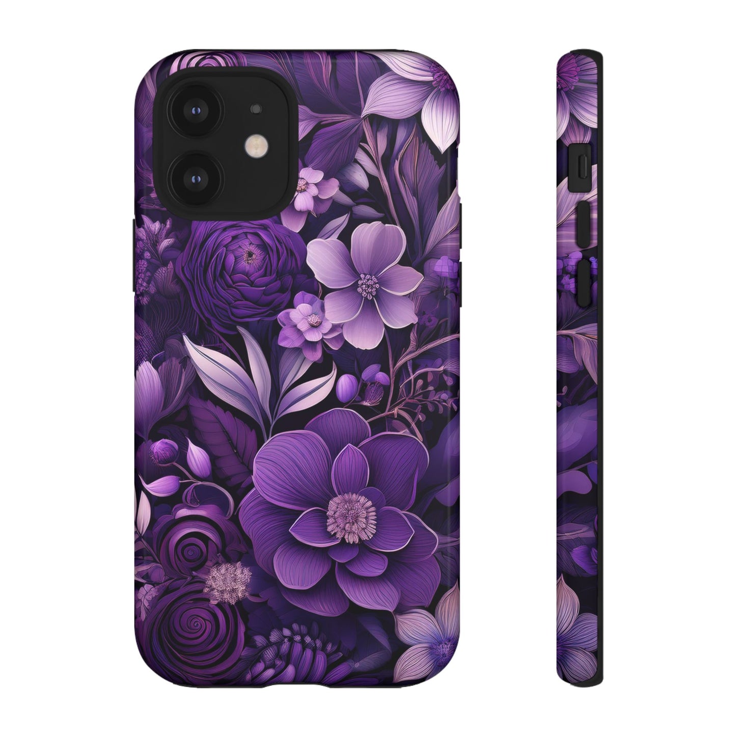 Purple Florals Tough Cases