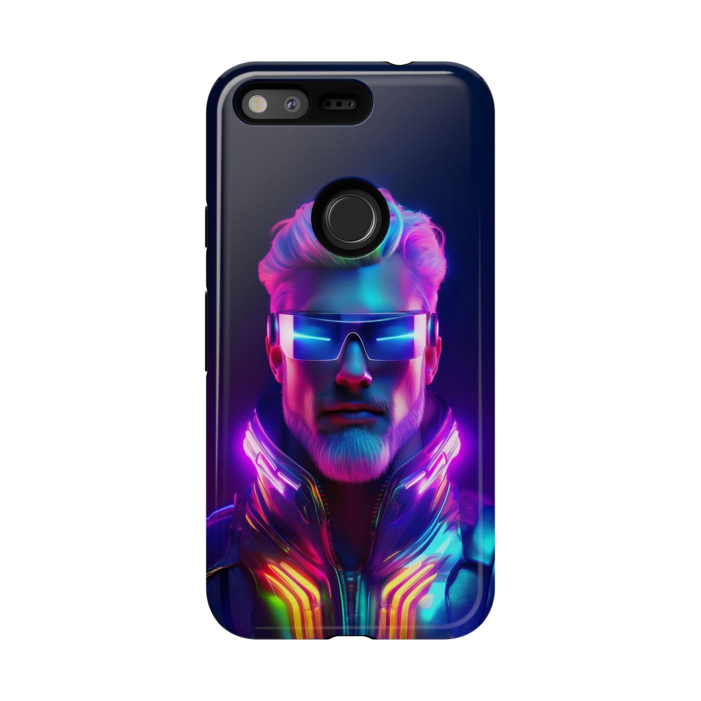 Futuristic Cyberpunk Male Cell Phone Case 026