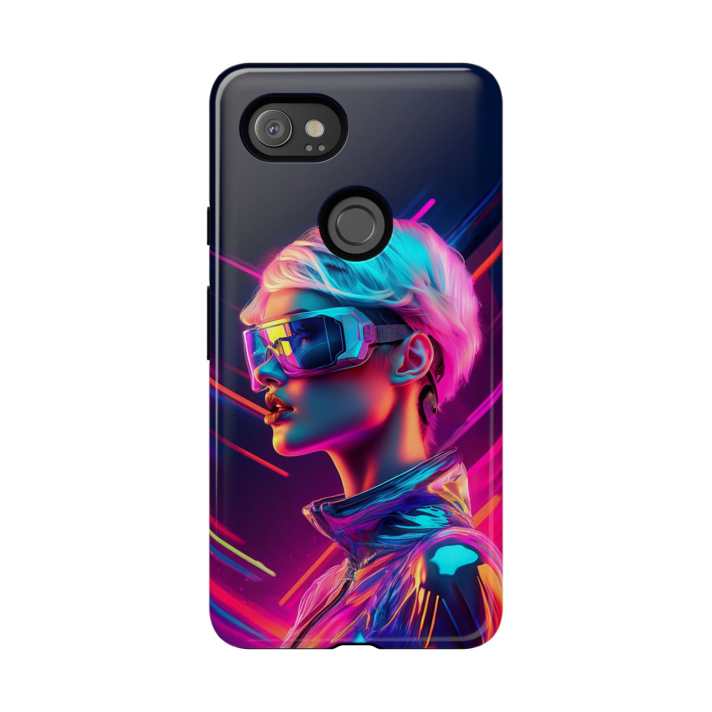 Futuristic Cyberpunk Female Cell Phone Case 031