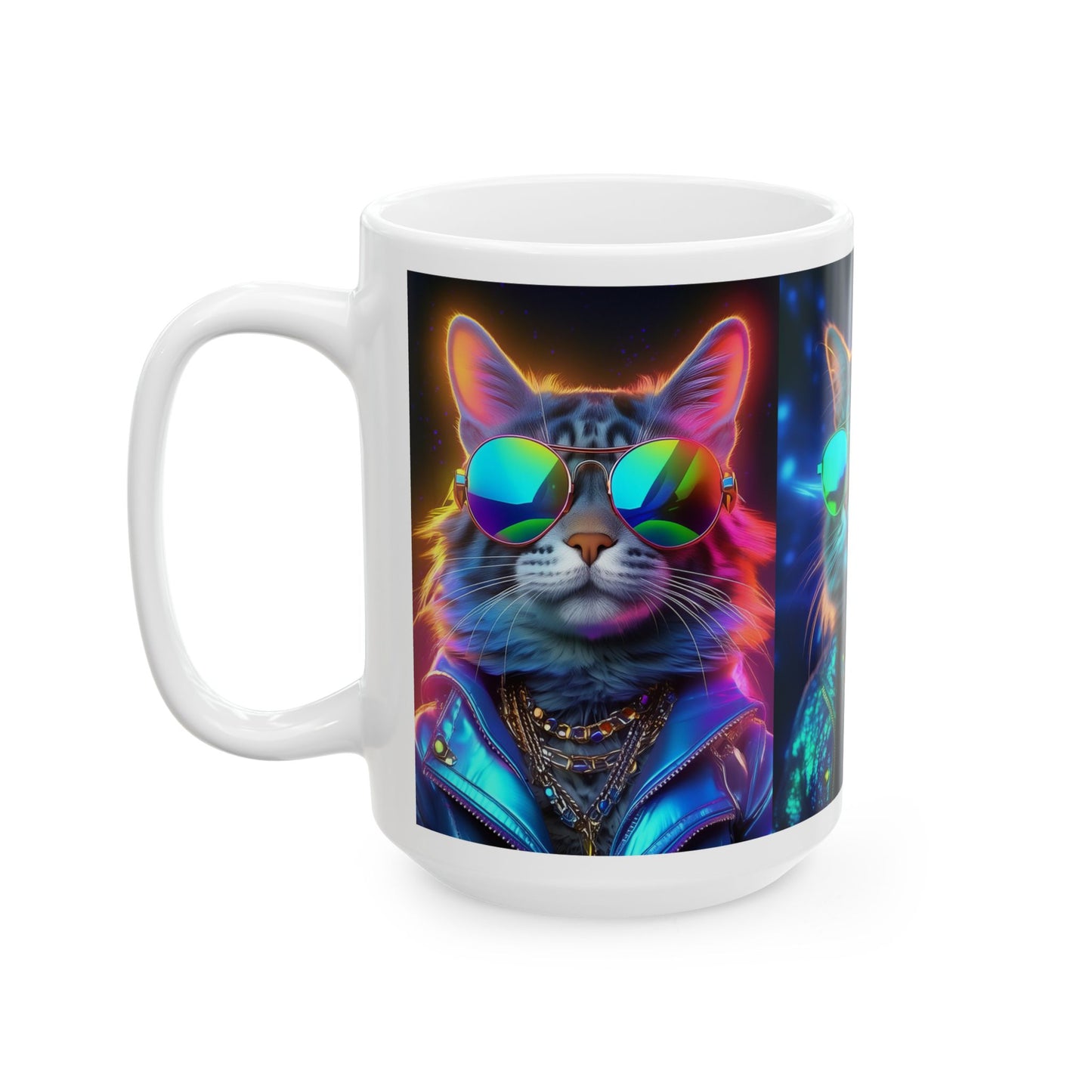 Cool Cats Ceramic Mug, (11oz, 15oz)