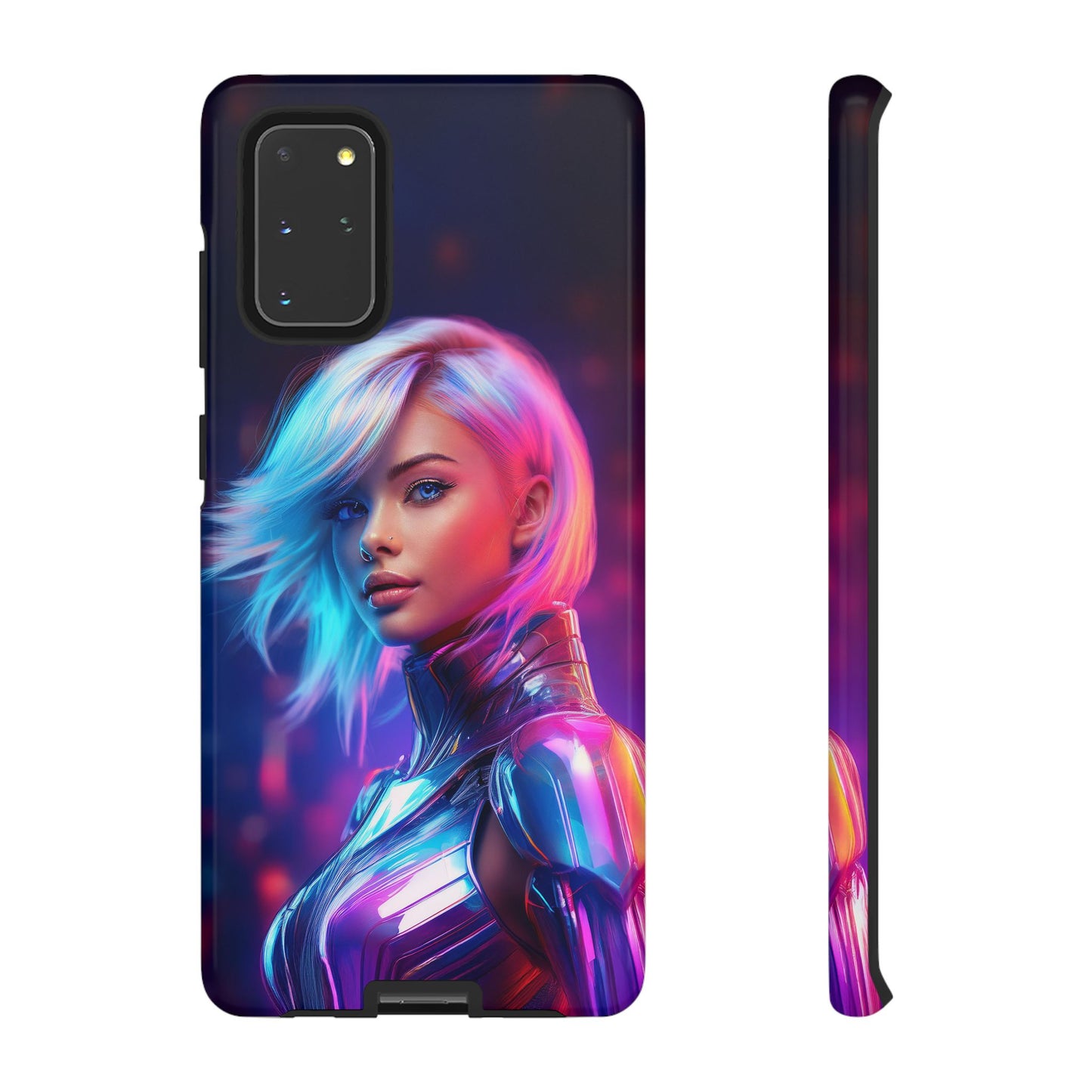 Futuristic Cyberpunk Female Cell Phone Case 028