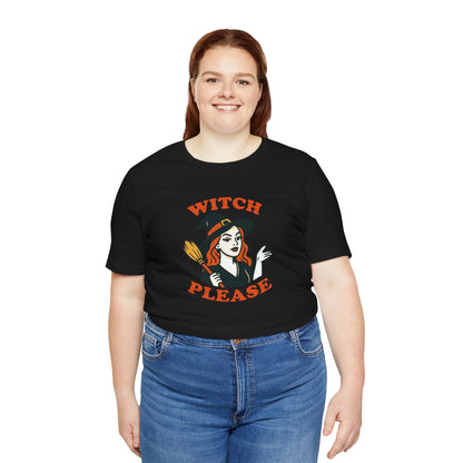 Witch Please Halloween Shirt – Sassy Retro Witch Graphic Tee for Funny Halloween Attitude