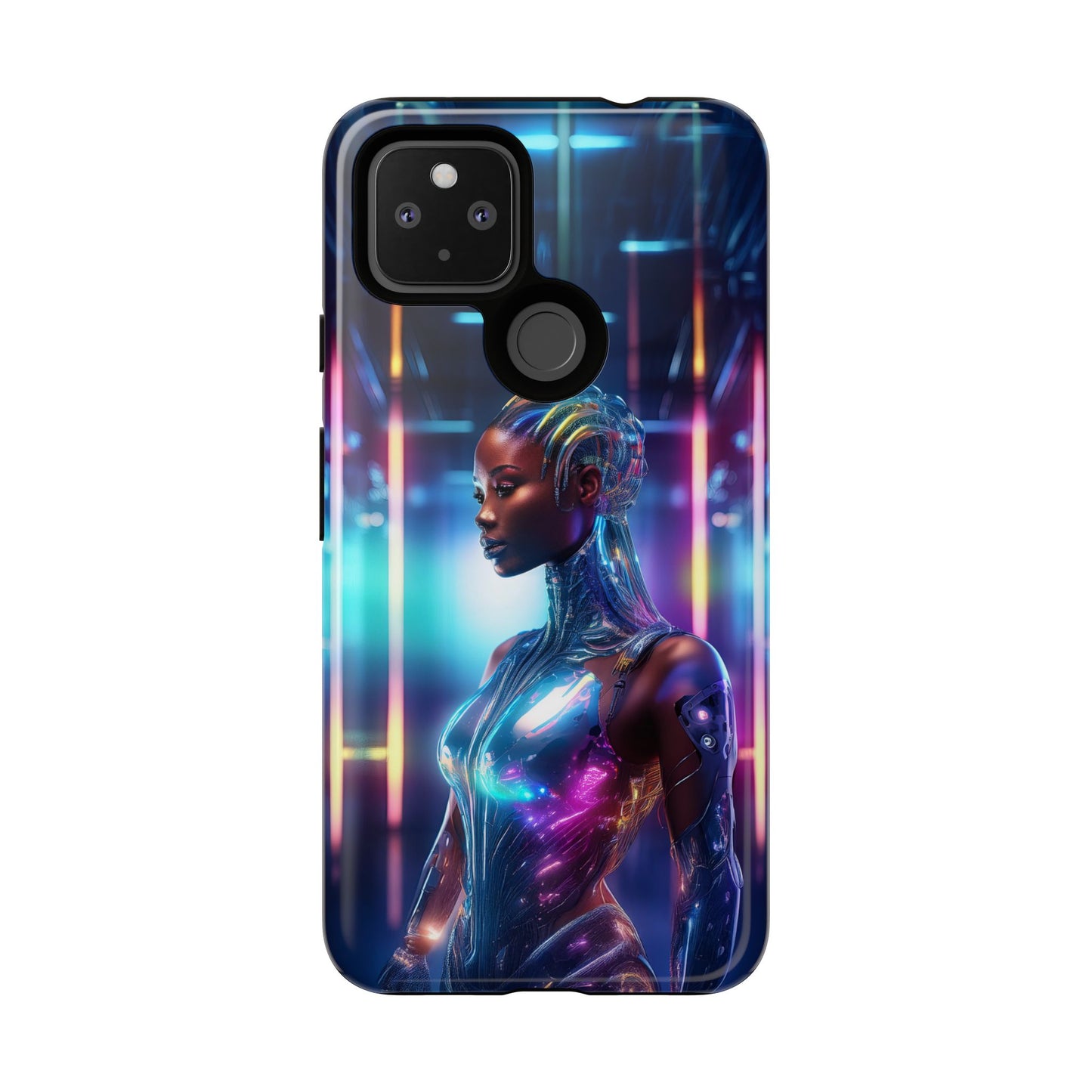 Futuristic Human Android Hybrid Cell Phone Case 014