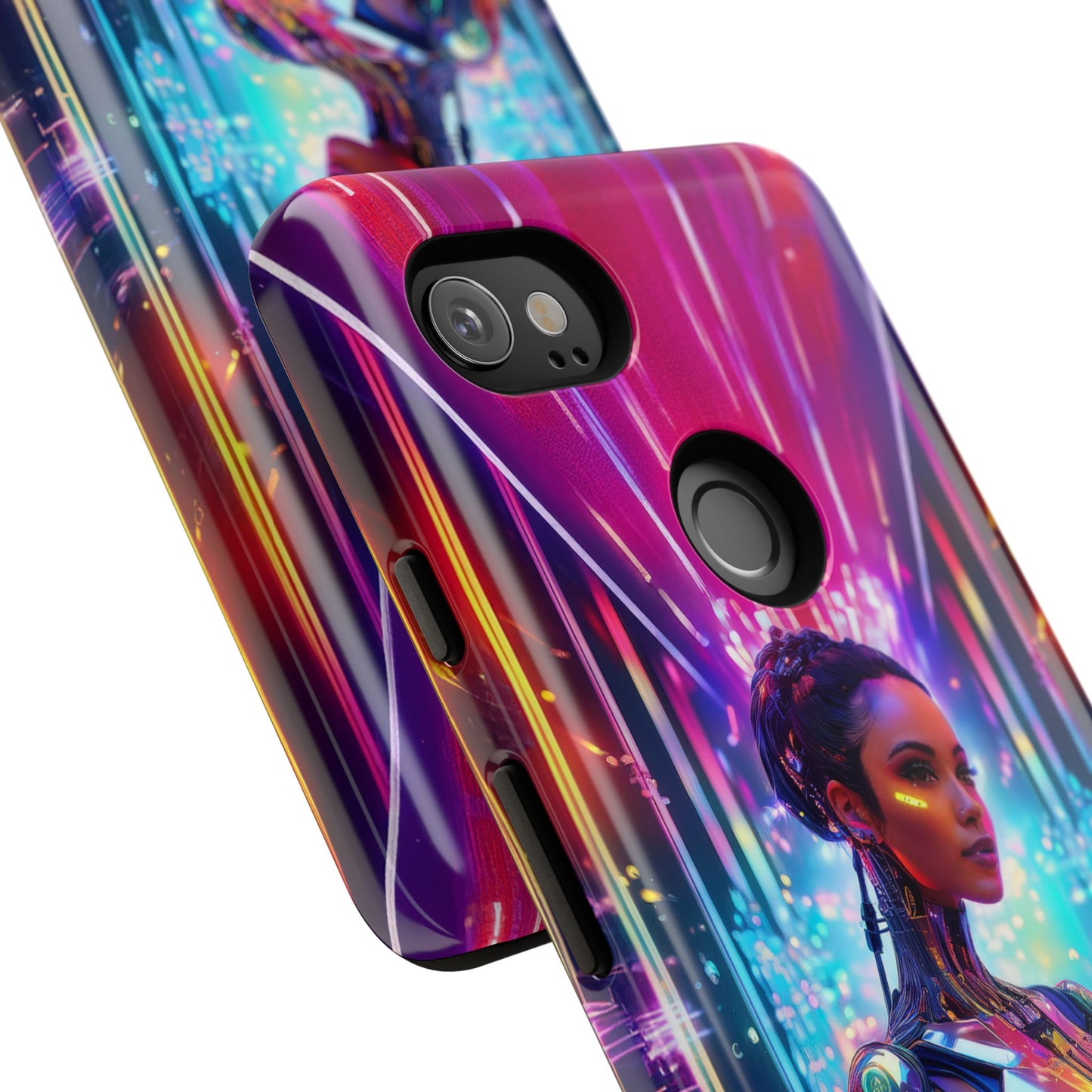 Futuristic Human Android Hybrid Cell Phone Case 006