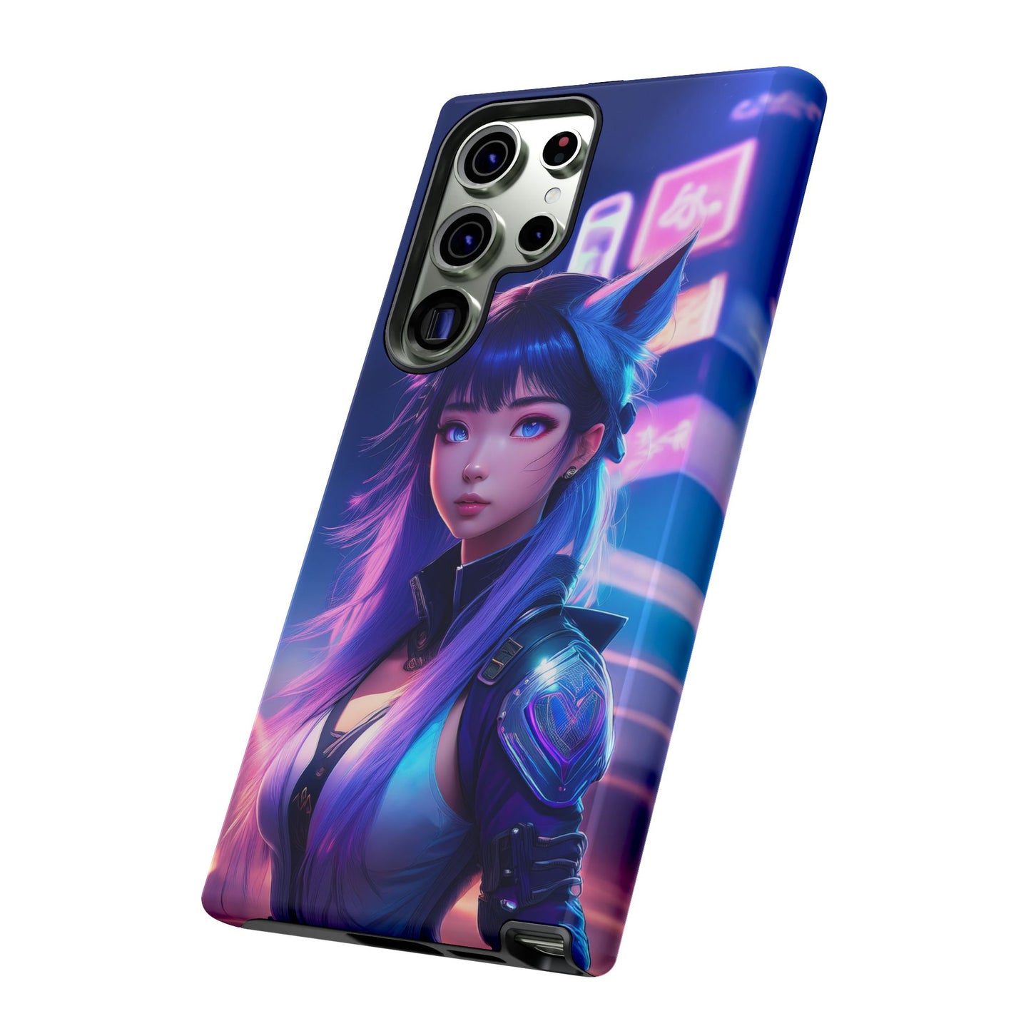 Futuristic Cyberpunk Female Cell Phone Case 010