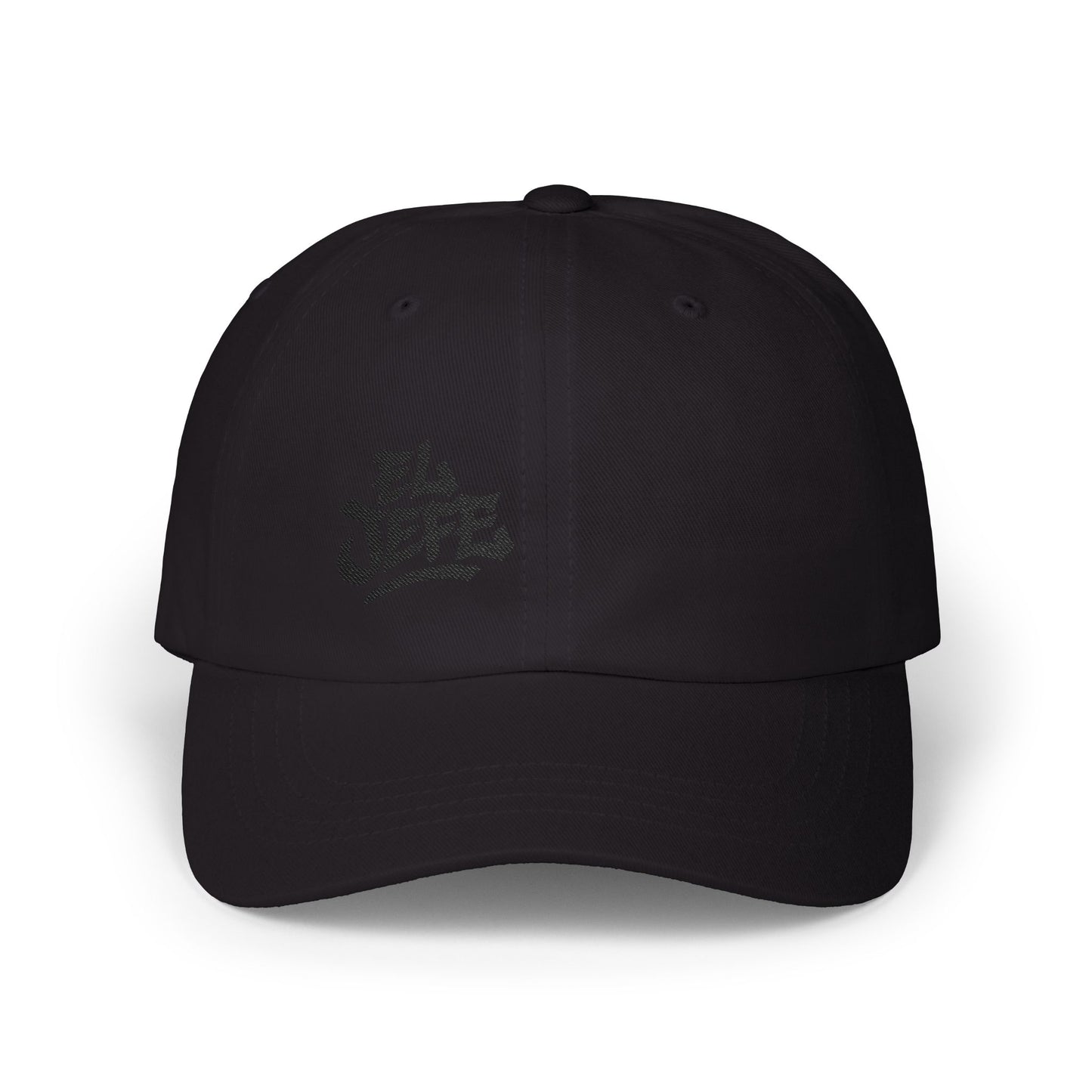 El Jefe Classic Dad Hat – Embroidered Bold Text Hat for Boss Energy, Leadership Style, and Latin Flair. Black Letters