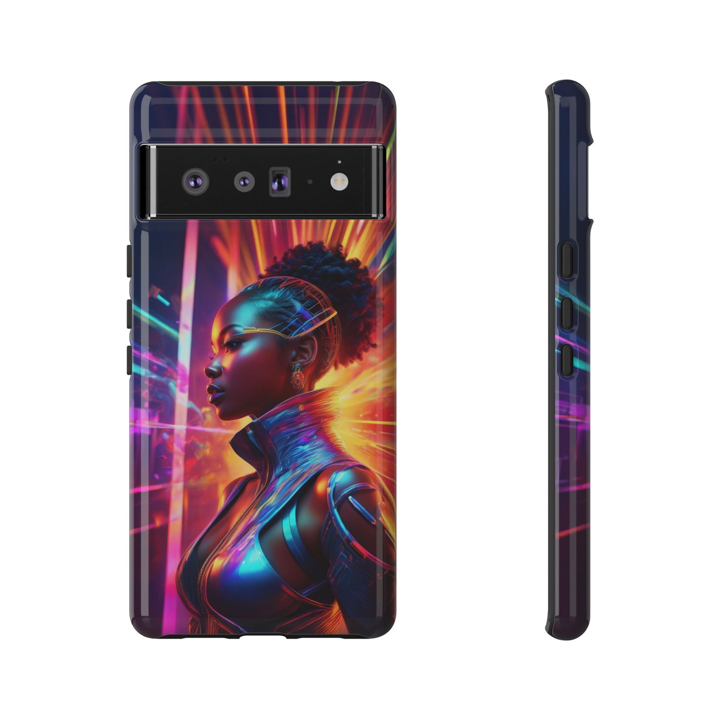 Futuristic Cyberpunk Female Cell Phone Case 001