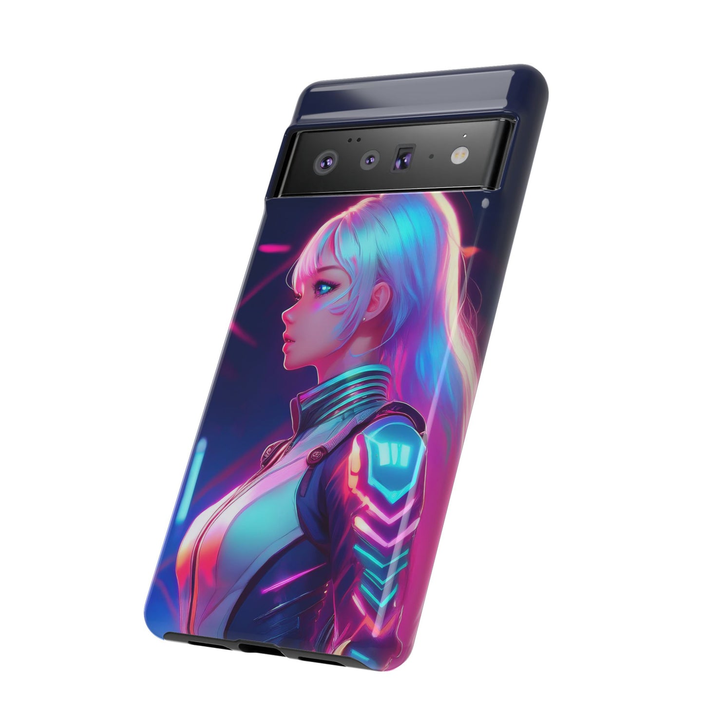 Futuristic Cyberpunk Female Cell Phone Case 009