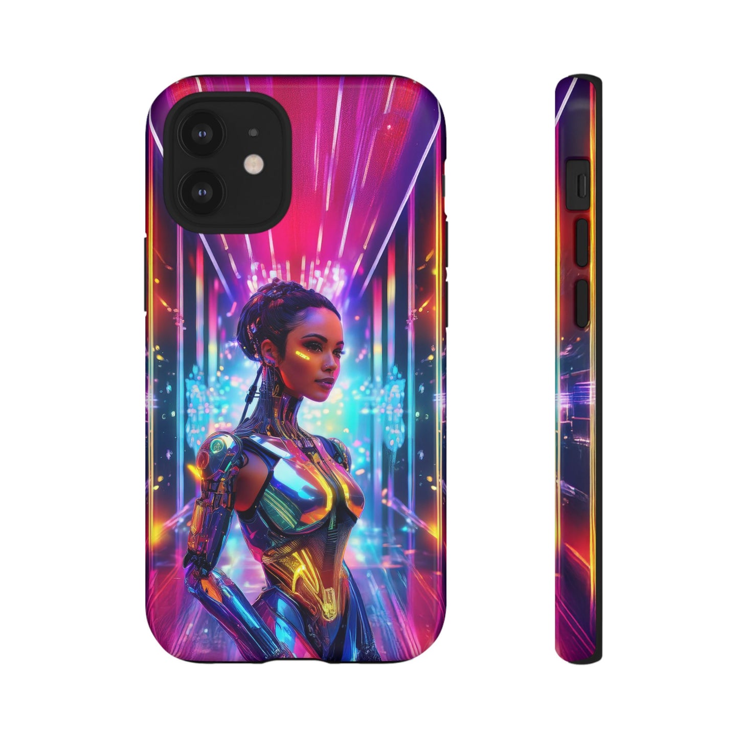 Futuristic Human Android Hybrid Cell Phone Case 006