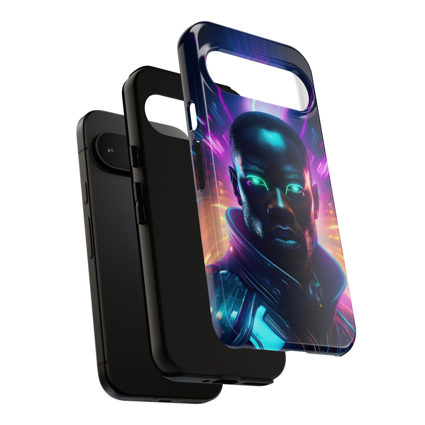 Futuristic Cyberpunk Male Cell Phone Case 022