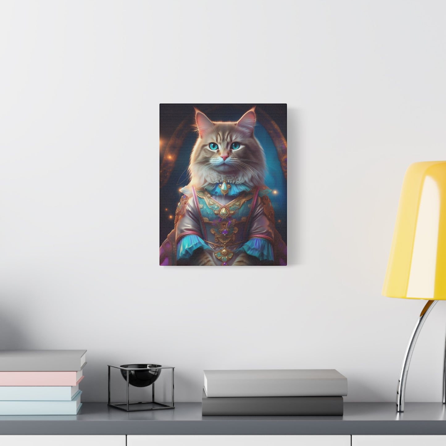 Meowgical Fairy Purrincess Canvas Art | Stretched Matte Wall Decor 001