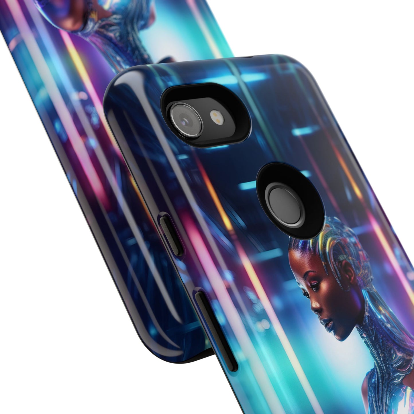 Futuristic Human Android Hybrid Cell Phone Case 014